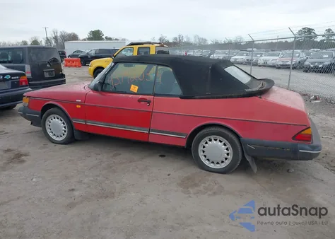 1991 Saab 900 Se из США, поврежденный, VIN YS3AL76L4M7010817
